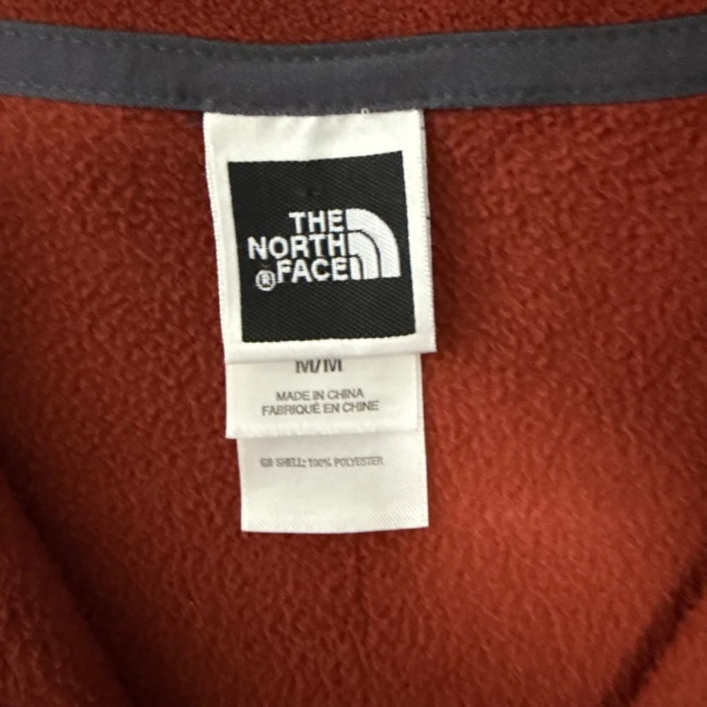 the north face‎ men's quarter Zip Fleece Sweater Pullover Size M.